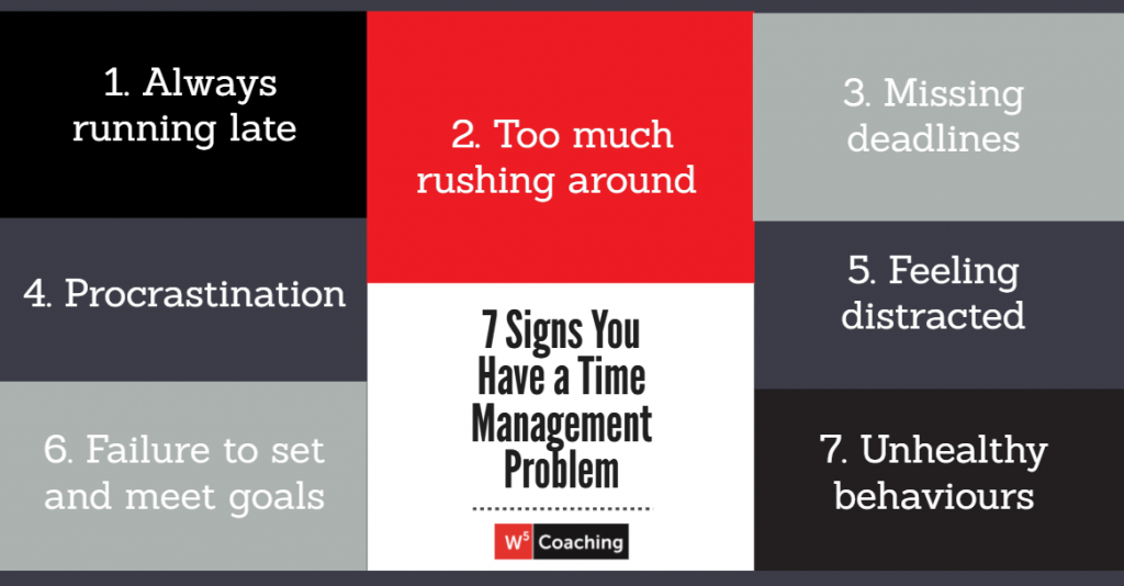 20 Signs Of Poor Time Management