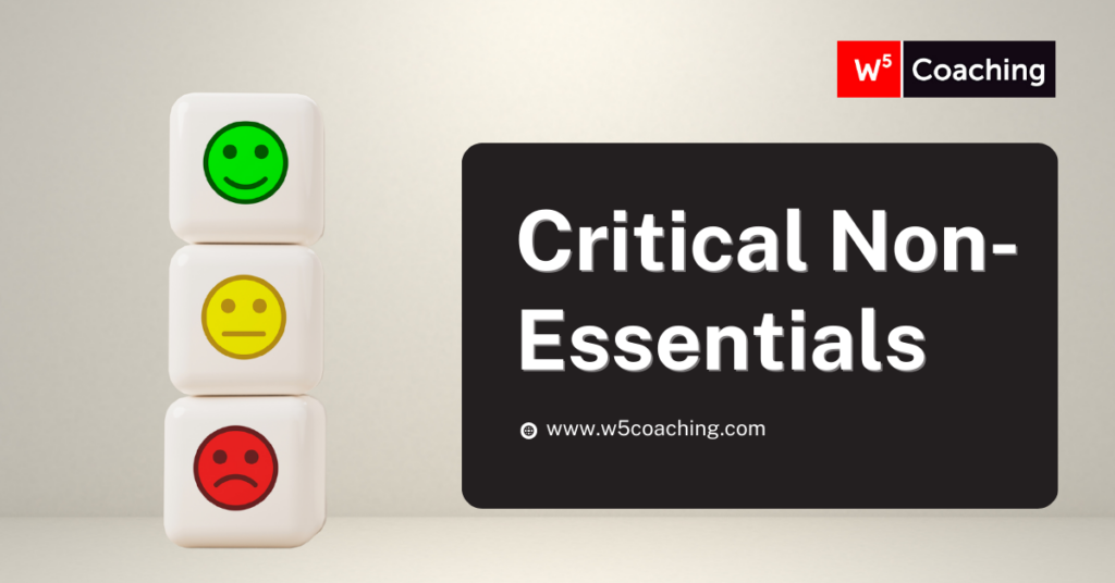 W5 Critical Non-Essentials Featured Image