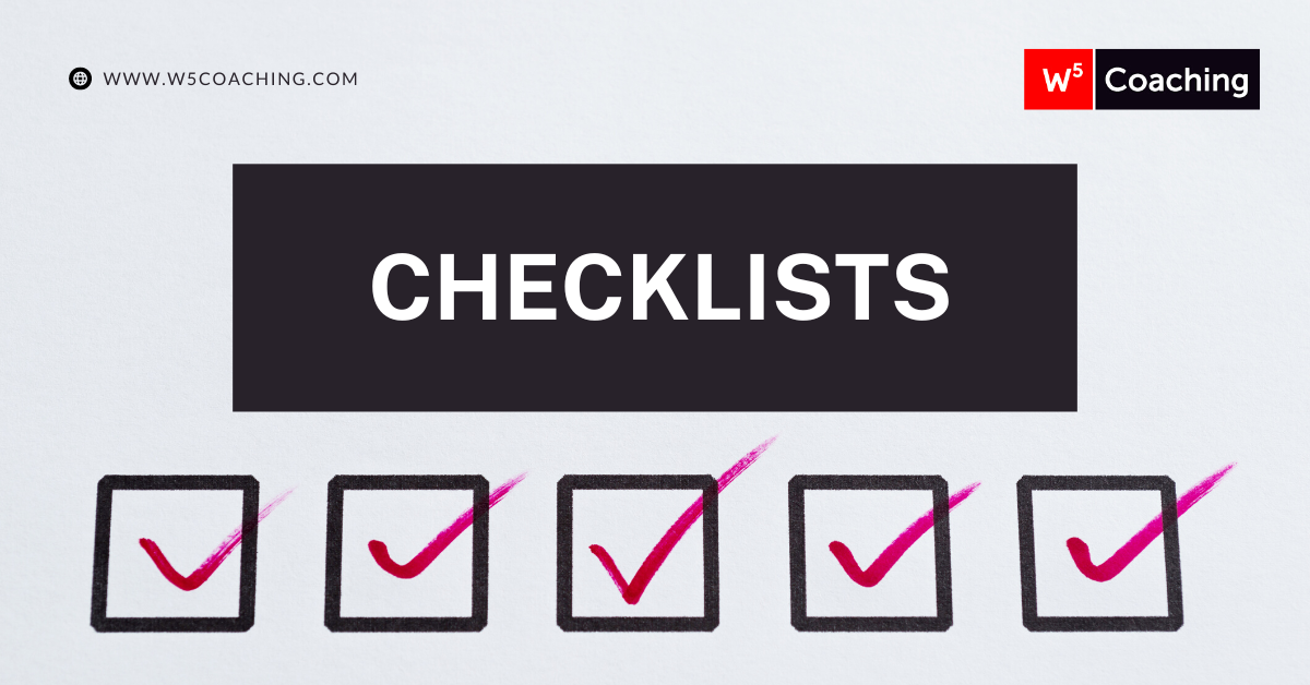 10-tips-for-developing-checklists-w5-business-coaching