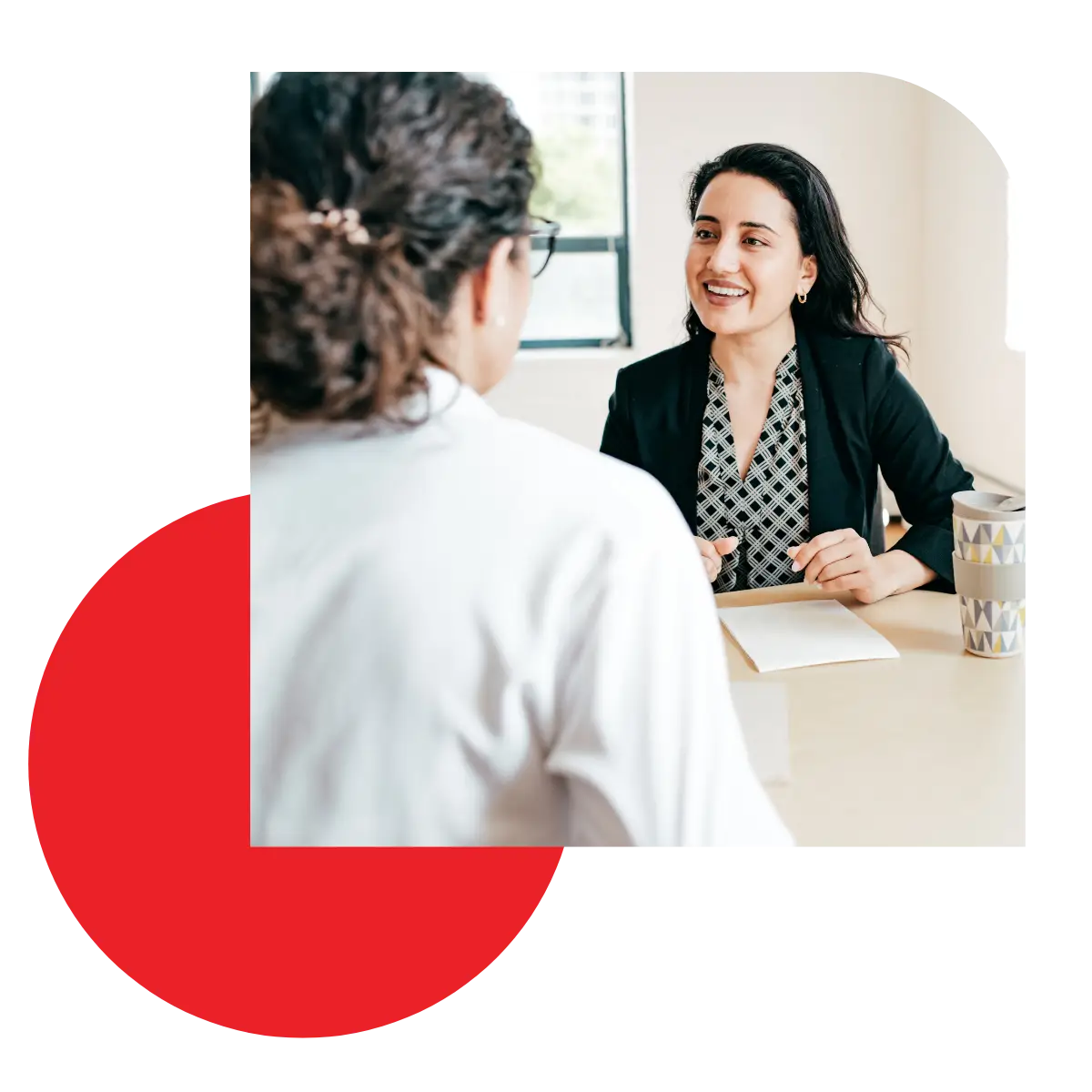 One-on-one business coaching conversation providing guidance and support