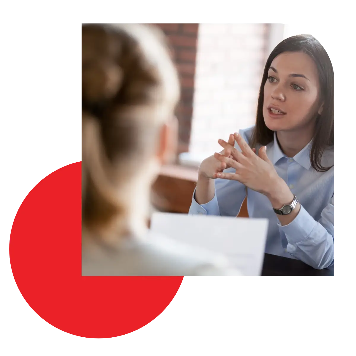 Business coaching conversation featured in a guide to scaling your business